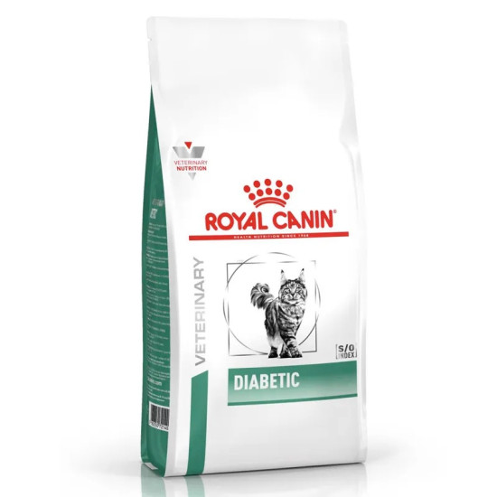 Royal Canin Veterinary Feline Diabetic – Hrană Uscată Dietetică pentru Pisici cu Diabet Zaharat, 1,5 kg